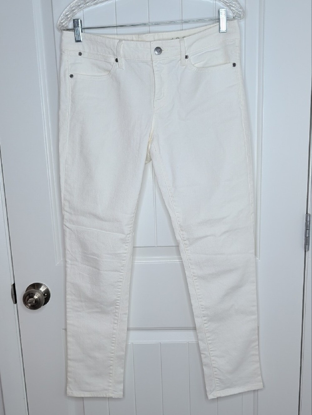 GAP 1969 Always Skinny Jeans in White Size 29 / 8r Women's
